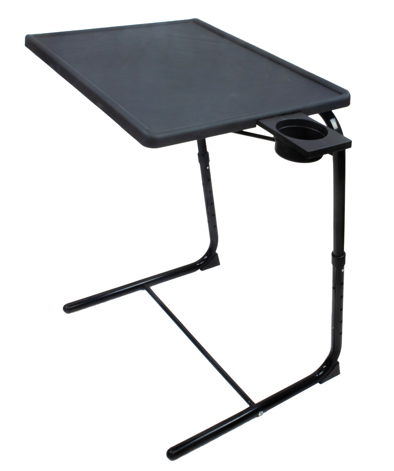 TV Tray Table Portable Foldable & Adjustable Laptop, Eating Plastic Tray Table