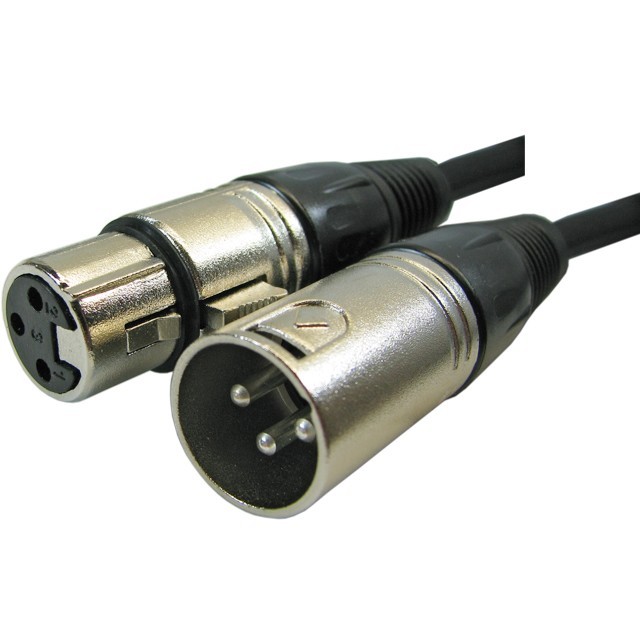 pLoynk 3 pin MALE TO FEMALE xlr mic microphone cable