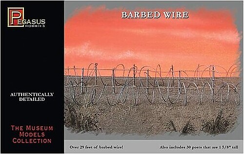 Pegasus Barbed Wire (29') - Plastic Model Military Diorama - #6520