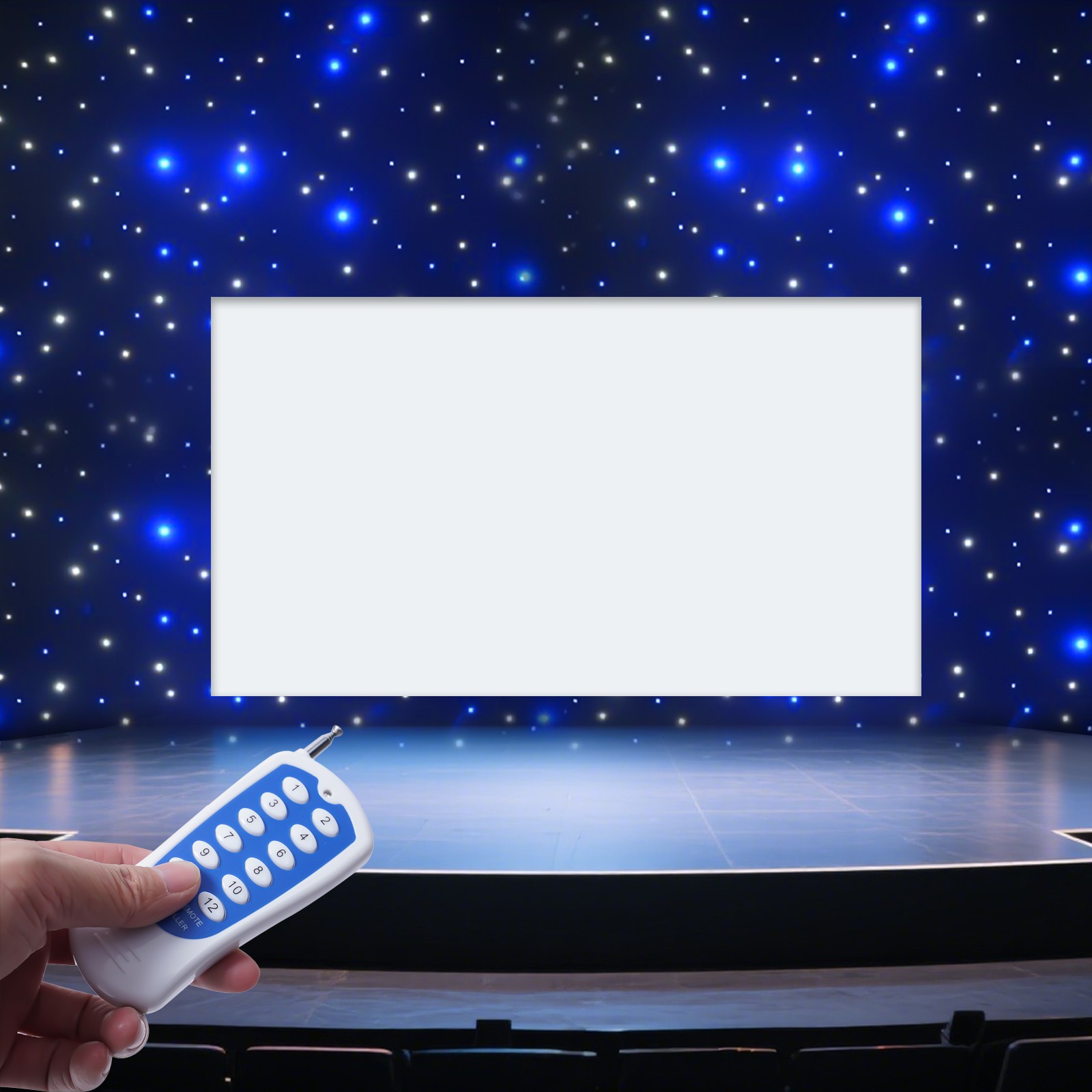 6*3m LED Star Curtain,Master-slave, DMX512 Control LED Stage Backdrop