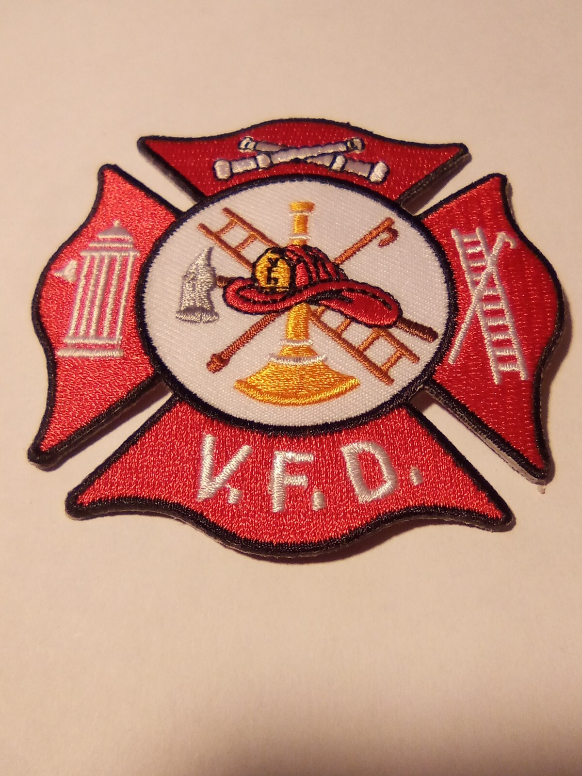 VOLUNTEER FIRE DEPARTMENT LOGO PATCH GREAT FOR ANY COLLECTION NEW!