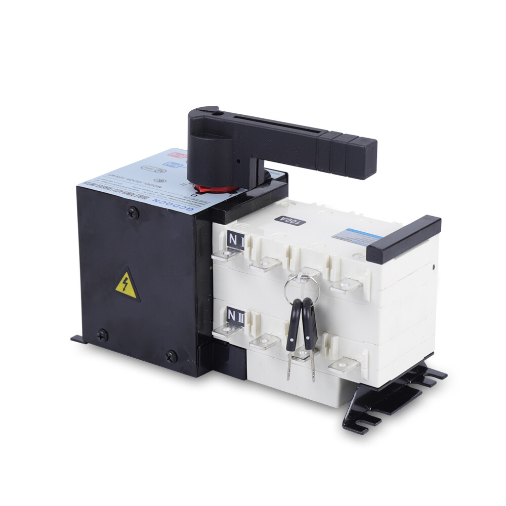 Generator Automatic Transfer Switch Dual Power Generator Changeover 4 Pole 100A