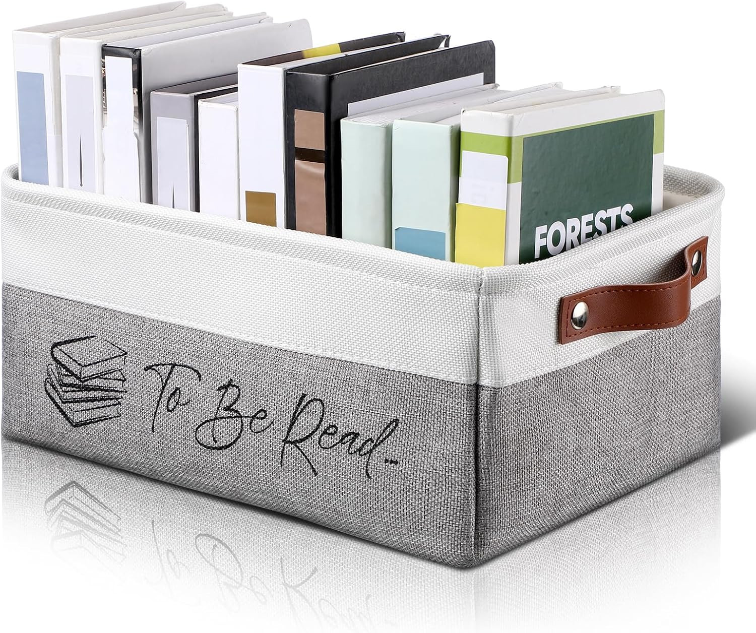 Book Lover Gifts TBR Book Storage Basket to Be Read List Storage Bin Bookish ...