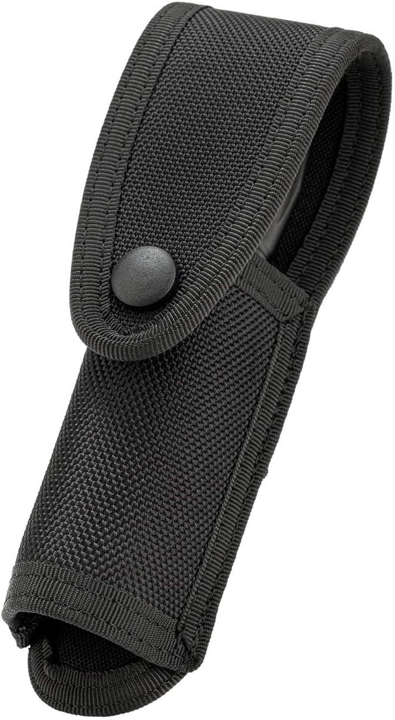 Tactical Flashlight Holster for Duty Belt - MOLLE Holder Nylon Pouch