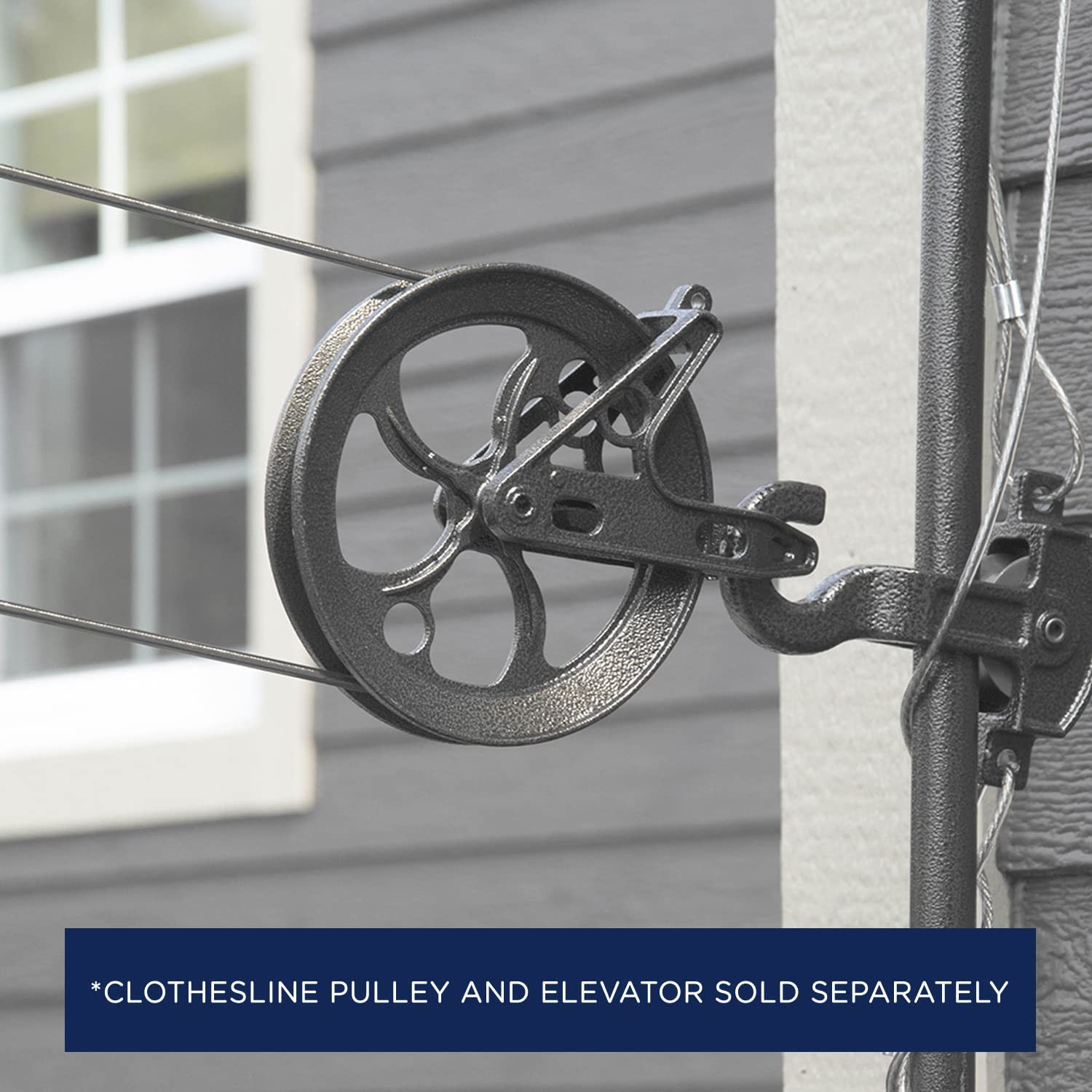 Clothesline - Galvanized Steel Cable - PVC Coasting (Gold, 100')