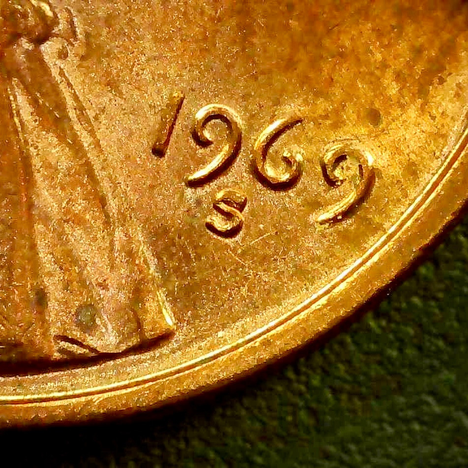 1969-S/S   Lincoln Memorial Cent - RPM-001 / WRPM-001 Nice condition