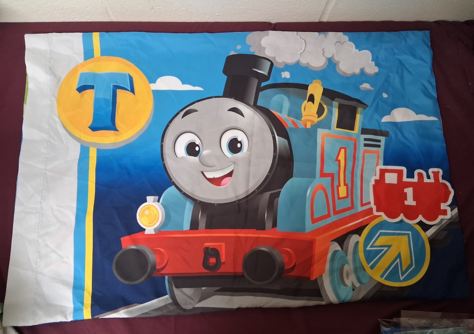 Thomas The Train And Friends Standard Size Pillowcase.