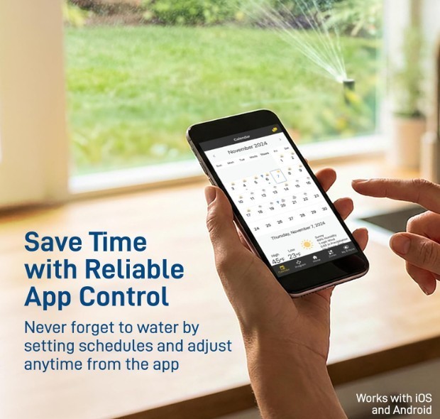 Smart WiFi 12 Station Sprinkler System Controller