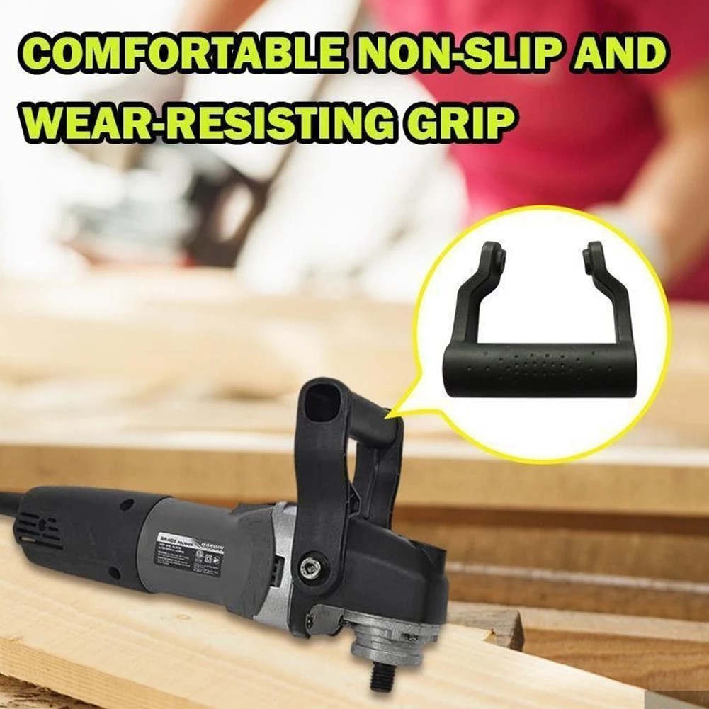Angle Grinder Handle 8mm Thread 110*90mm Auxiliary Power Tools Shock Absorbing