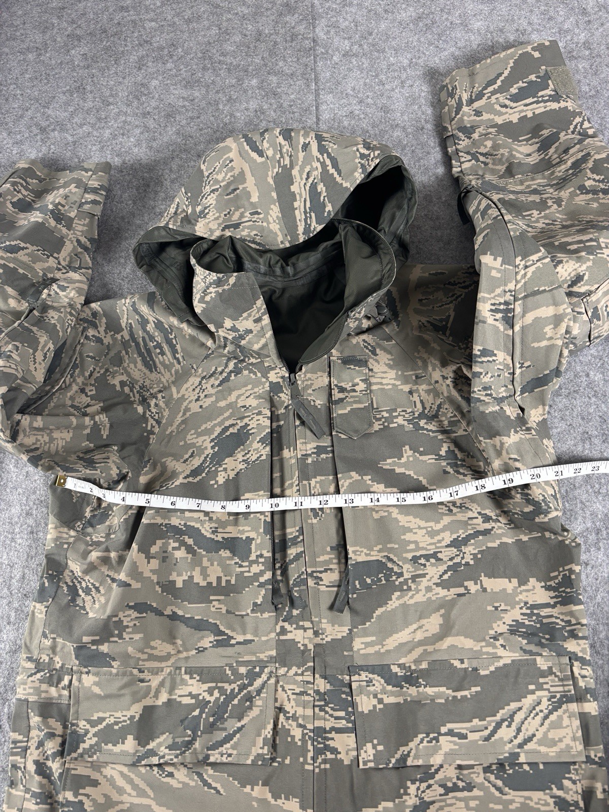 USAF APECS OCP Tiger Camo Gortex Parka ECWCS Jacket Size X Small