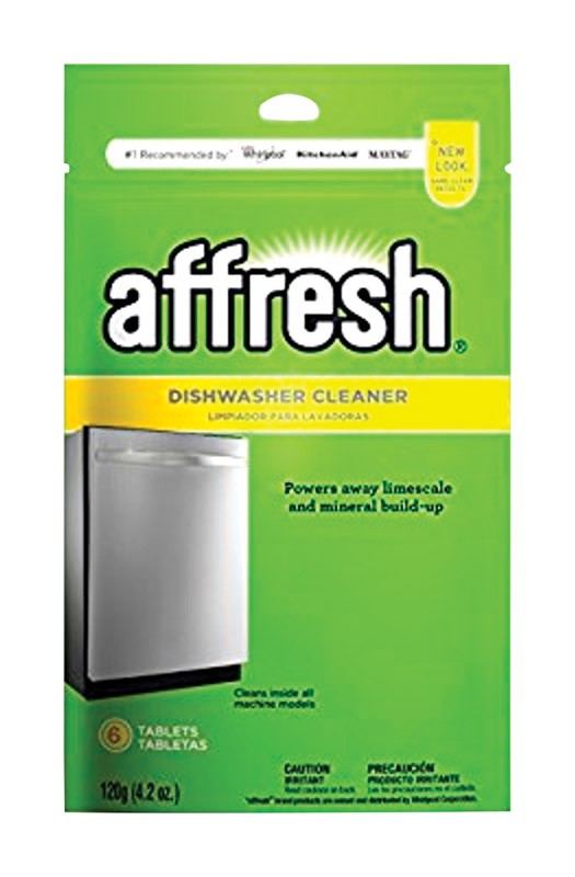 Affresh Lemon Scent Powder Dishwasher/Disposal Cleaner 4.2 oz 6 pk (Pack of 6)