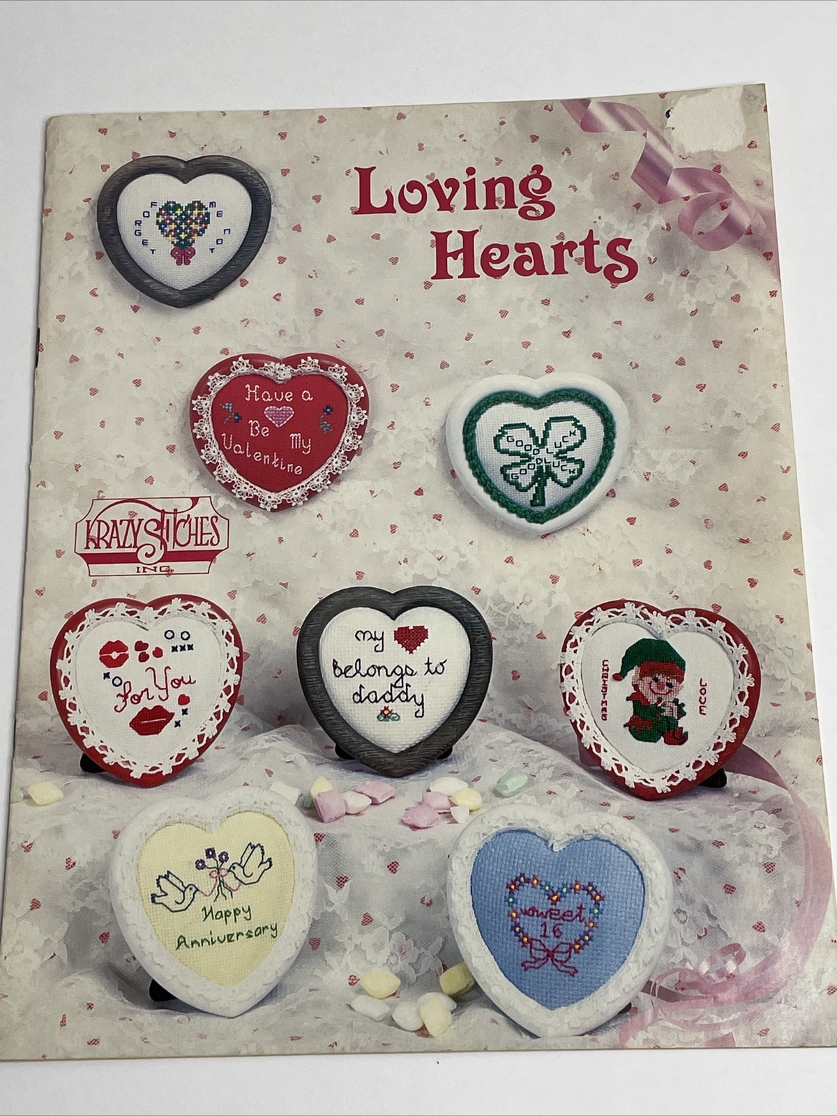 Krazy Stitches Loving Hearts Cross Stitch Pattern