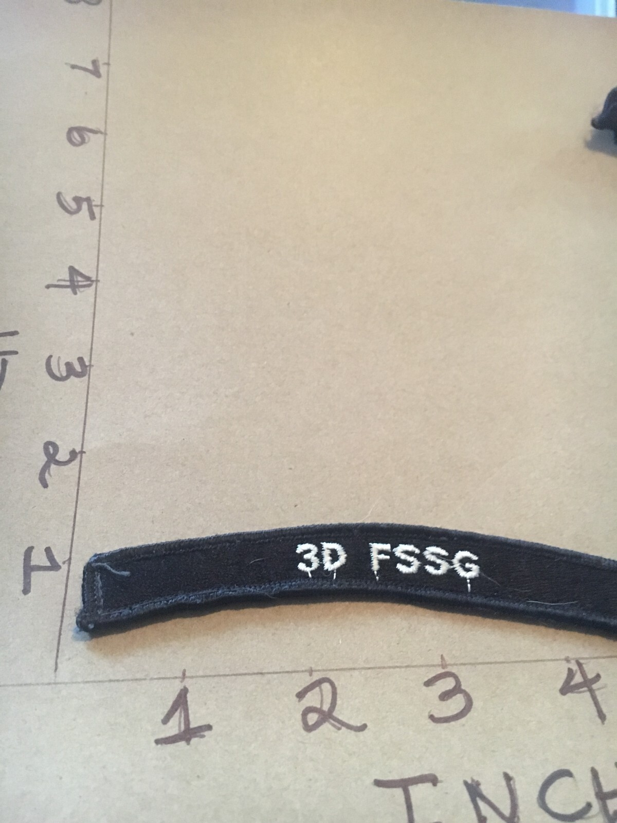 US NAVY SHOULDER STRIP TAB rocker PATCH 3D FSSG