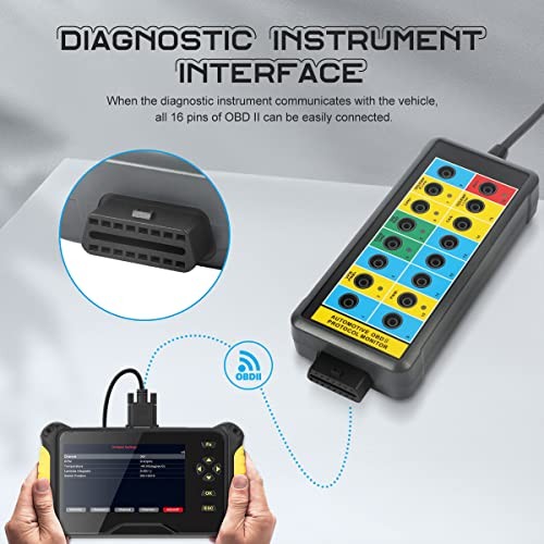 Professional 16-Pin OBD2 Breakout Box with LED Light Indicator