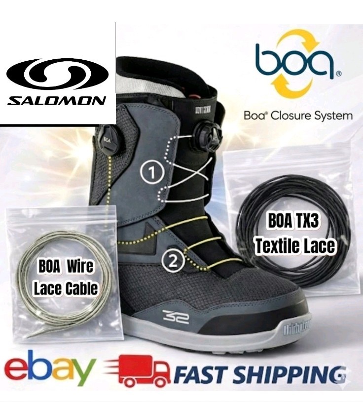 Salomon Launch SJ X Approach BOA Wire Lace Repair Cable Cord Snowboard Boots Fix