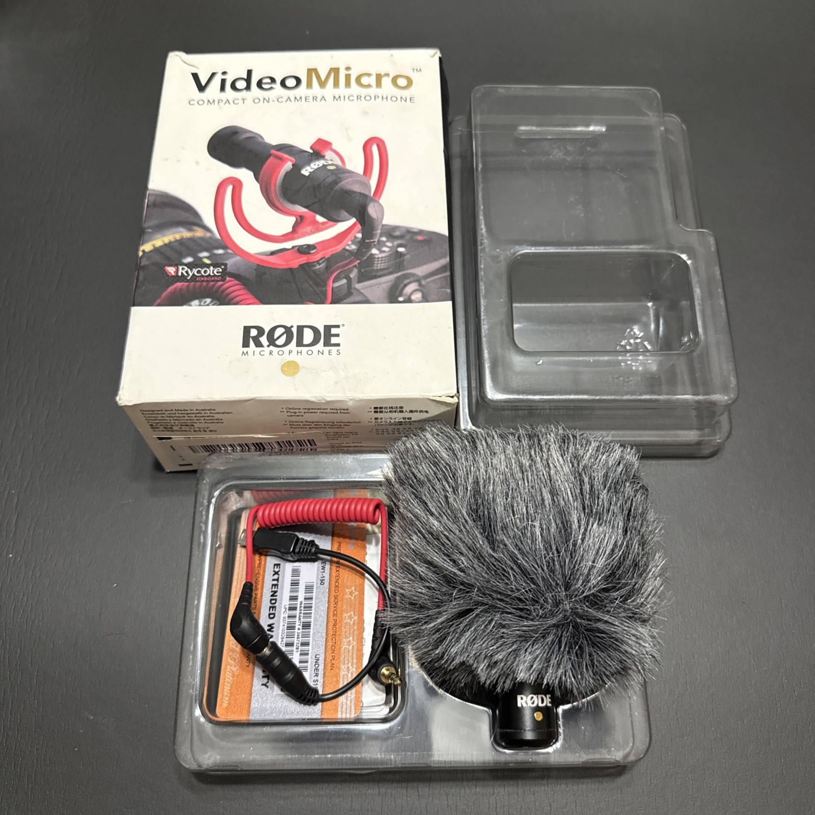 Rode VideoMicro Compact On-Camera Shotgun Microphone w/ Deadcat Windscreen