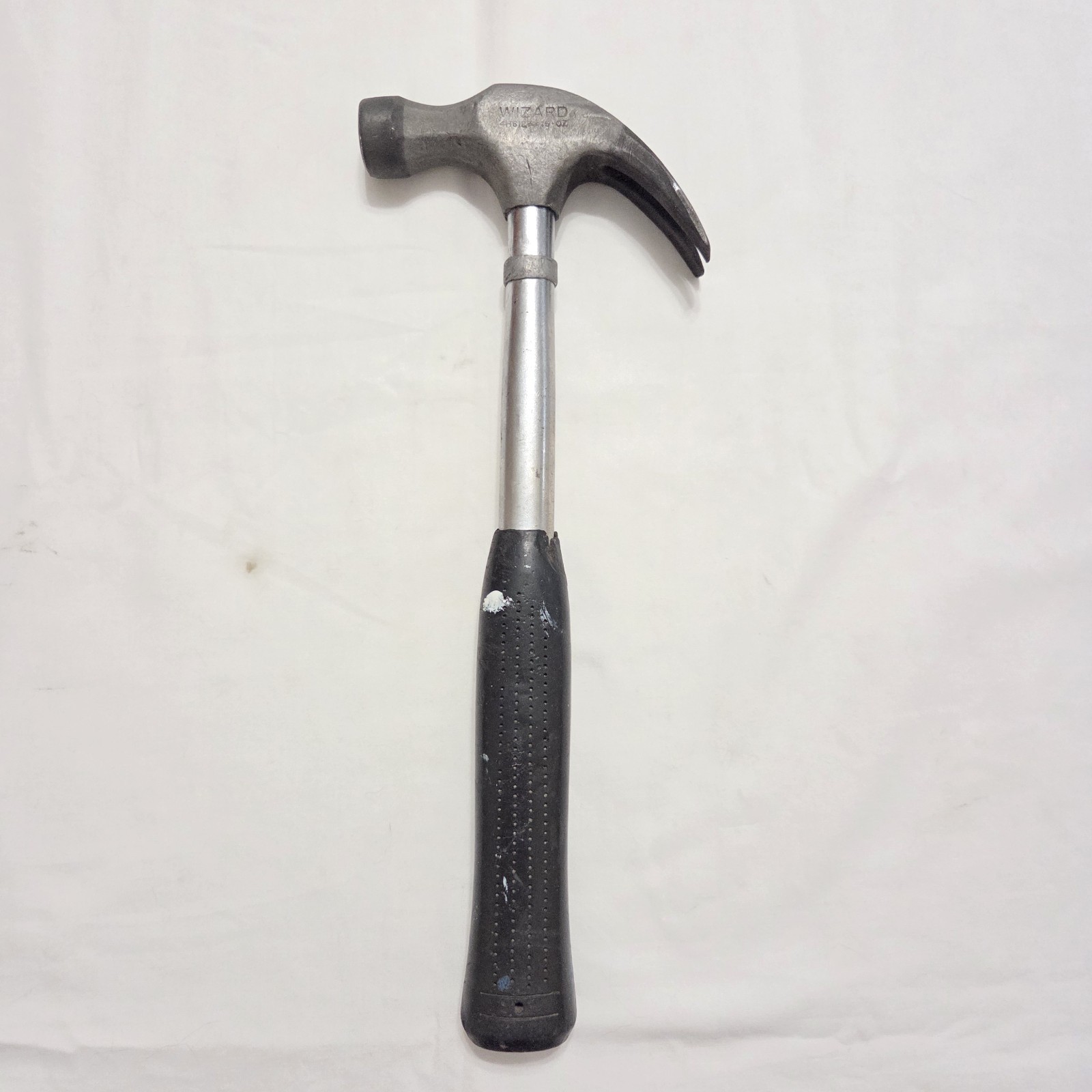 Vintage Wizard 4H6127 16oz Straight Claw Hammer  w/ Rubberized Grip - USA