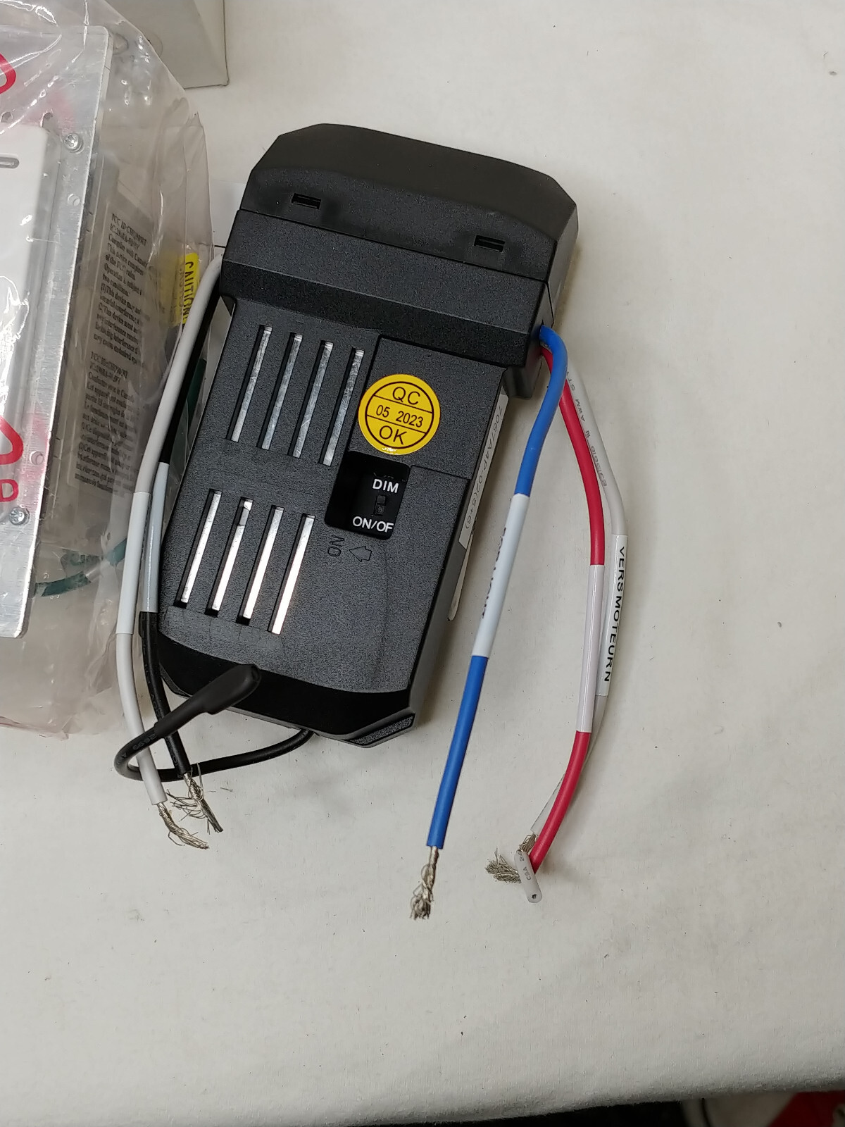 Monte Carlo Fans MCRC3 Accessory - Hard Wired Wall Remote Control/Receiver