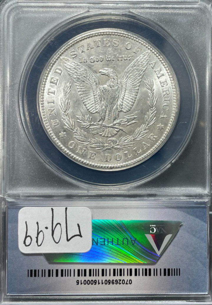 1900 MORGAN SILVER DOLLAR~ANACS BU ~BEAUTIFUL COIN~ REF#0015