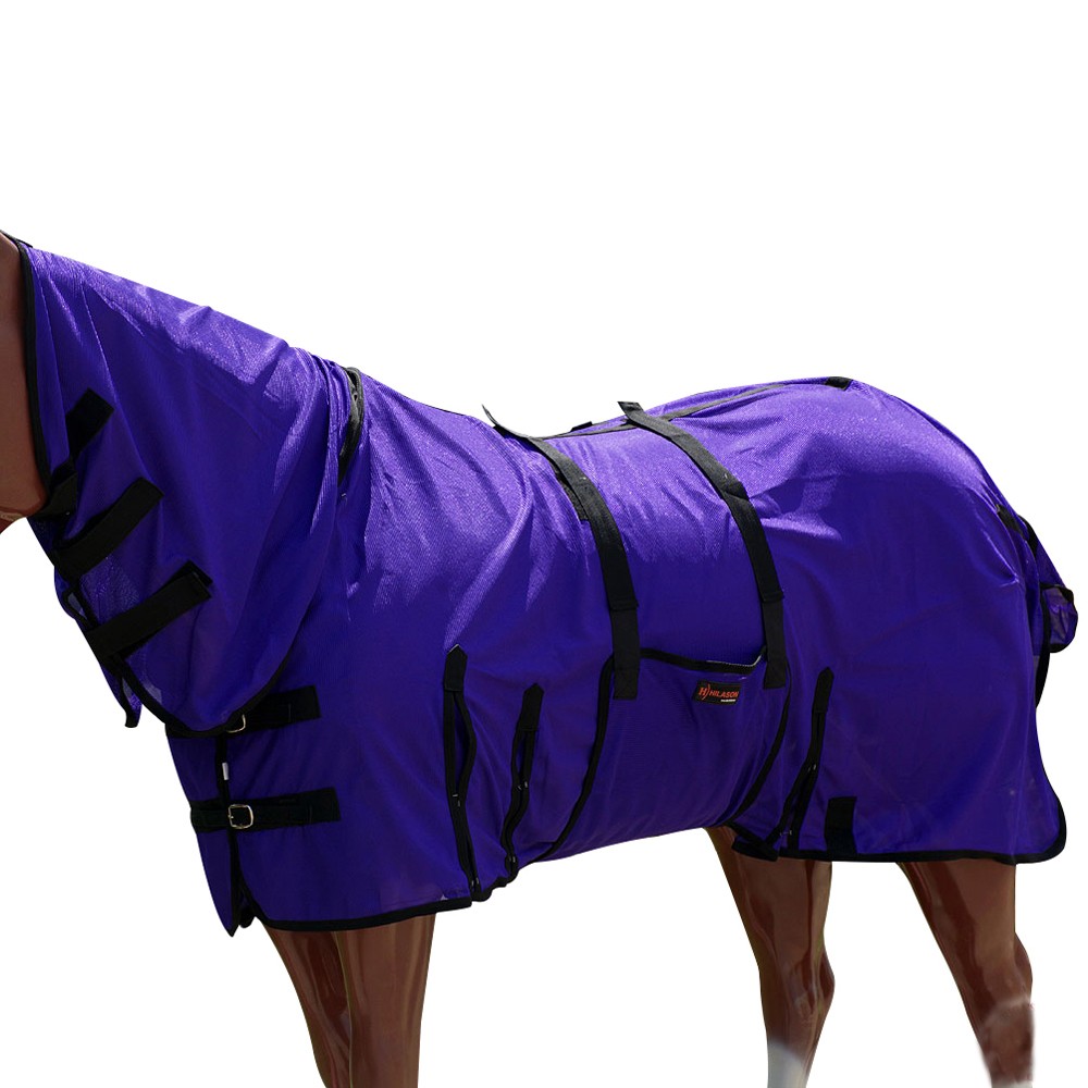 HILASON Horse Fly Sheet UV Protect Breathable Mesh Bug Mosquito Spring | Summer