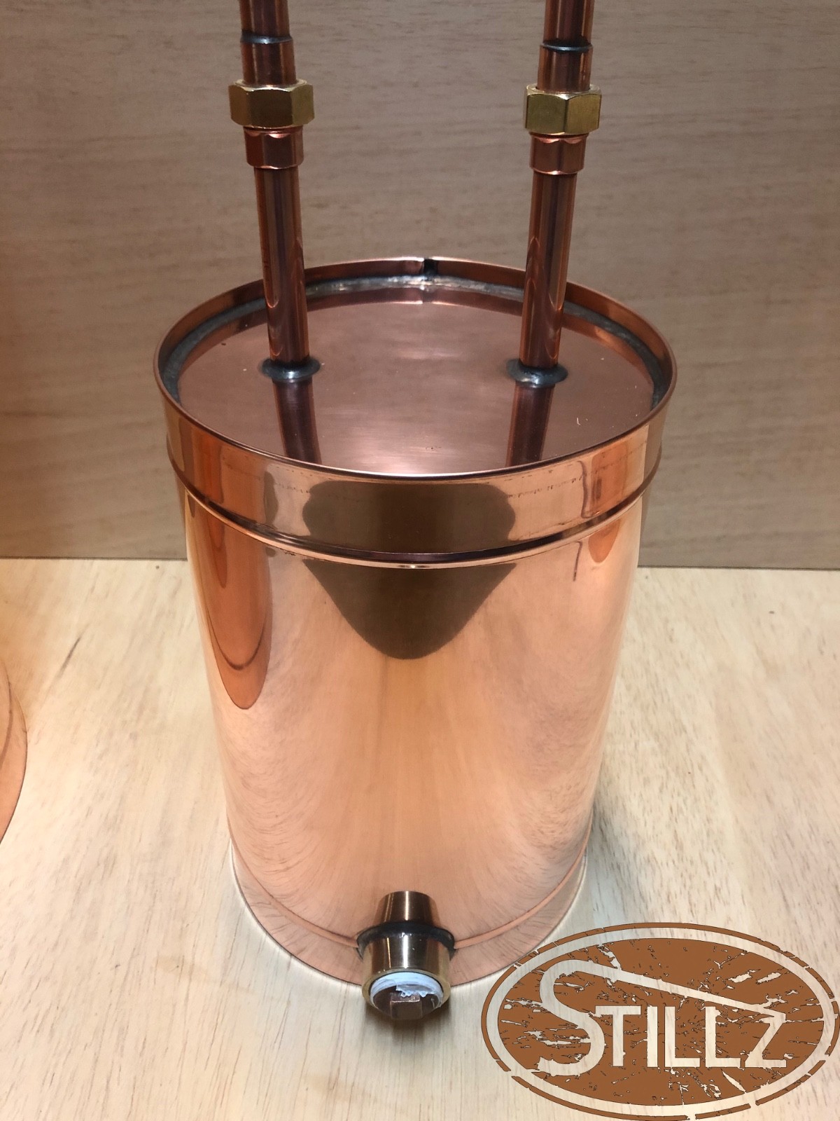 3 Gallon Copper Moonshine Still Thumper w/ Cross Bar for Adding  Second Thumper