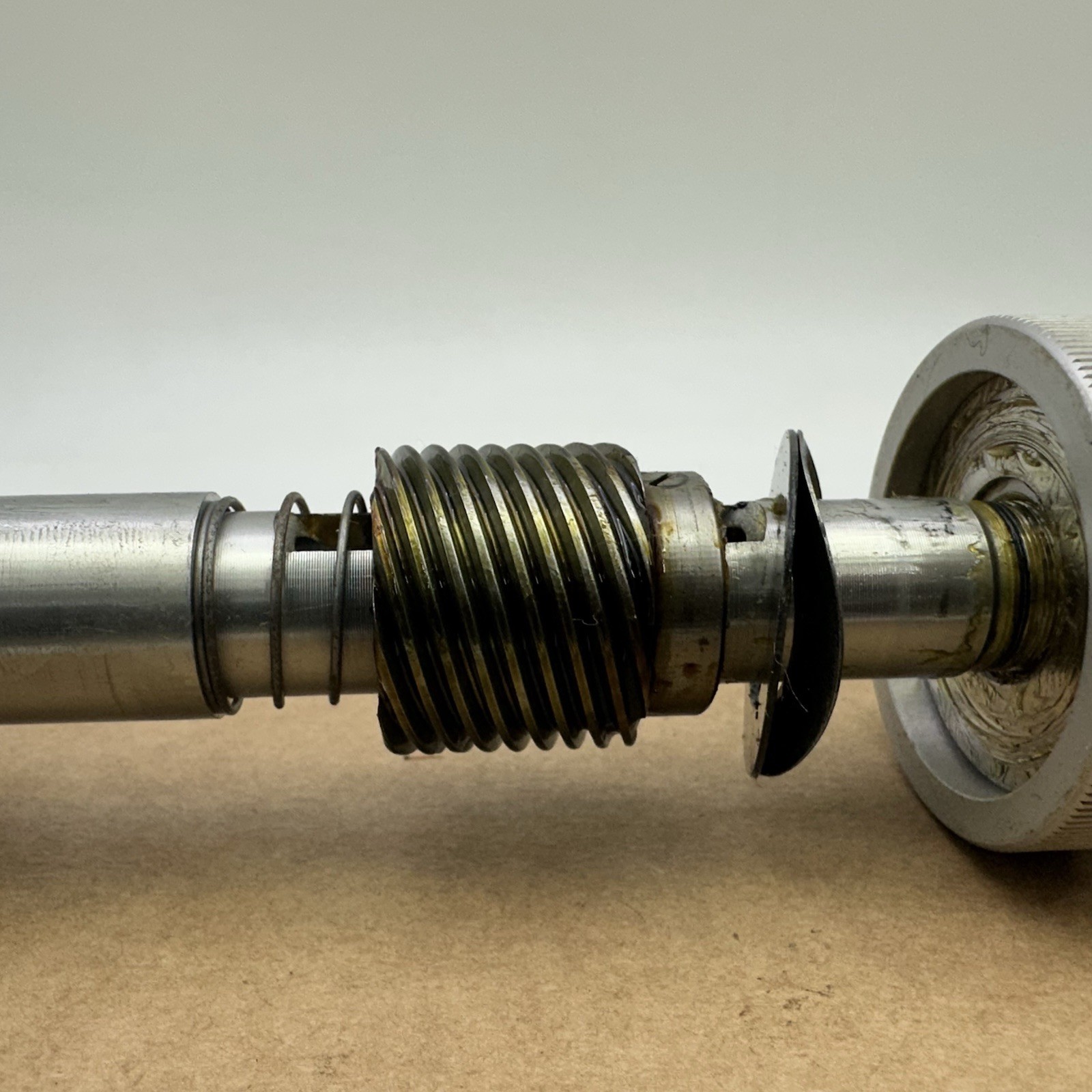 Bausch & Lomb Complete Height Adjustment Spindle + Knobs for Balplan Microscope