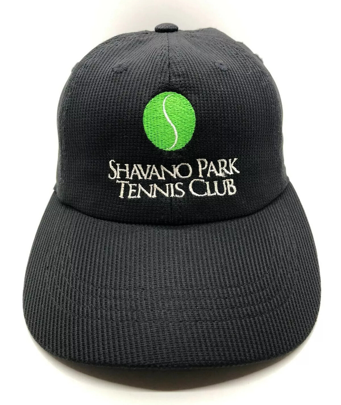 San Antonio Texas TX Shavano Park Tennis Club Adult Adjustable Black Polyester