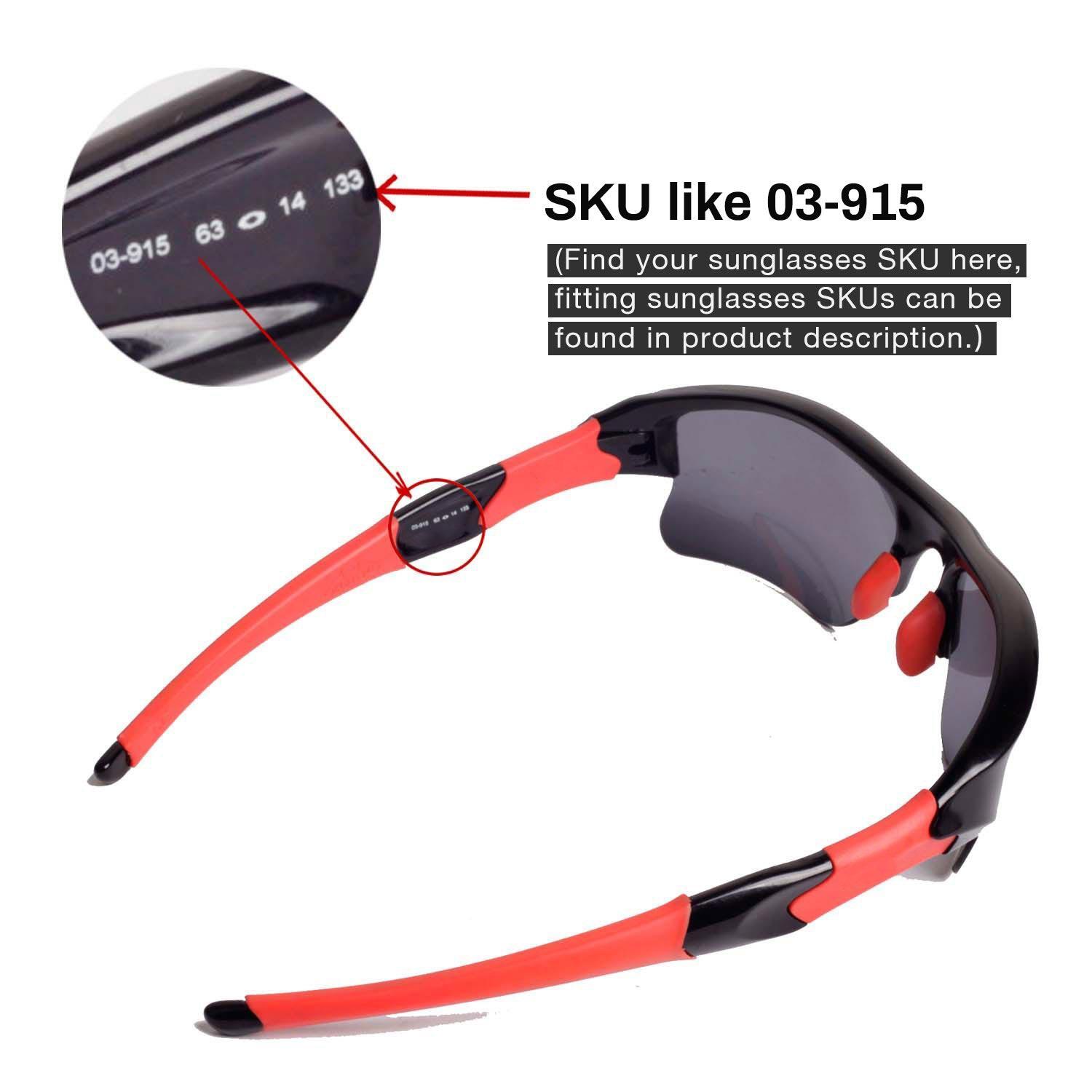 Walleva Replacement Lenses for Oakley Flak Jacket XLJ - Multiple Options