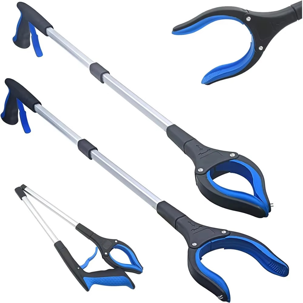 32'' Grabber Pick Up Reaching Tool Hand Grip Reacher Heavy Duty Aid Trash Cans