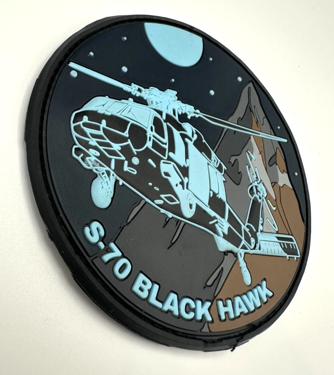 SKORSKY S-70 BLACKHAWK HELICOPTER -HIGH QUALITY PVC PATCH