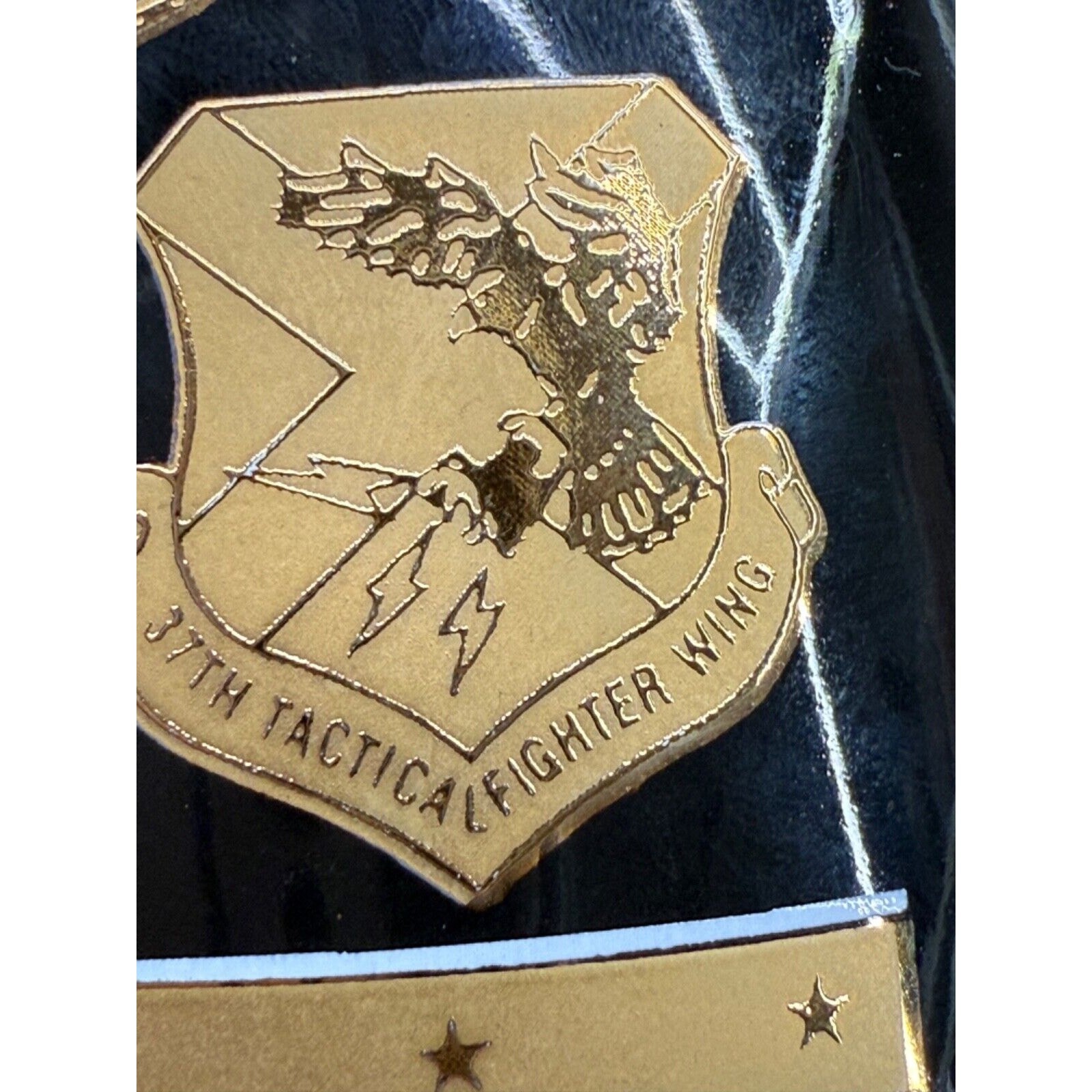 Operation Desert Storm Black Gold Mug 1991 Kuwait 37th Tactical Fighter Wing