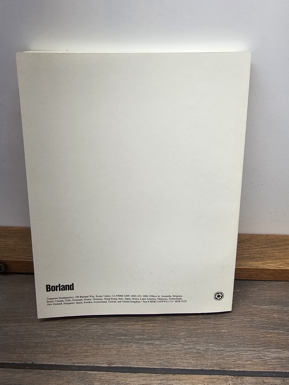 Borland Report Smith For Windows Creating Reports 2.5 Version