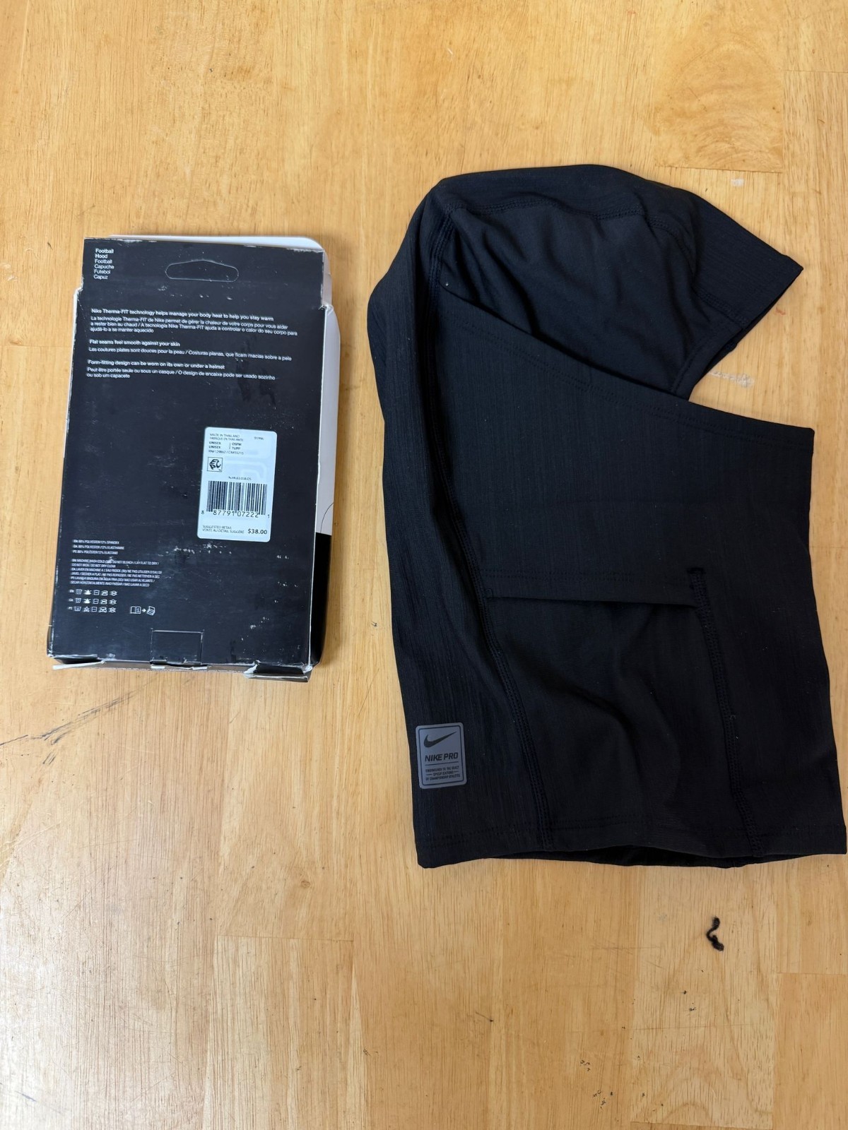 Nike Pro Therma‑FIT Hyper Warm Hood Black Fast 2 days shipping