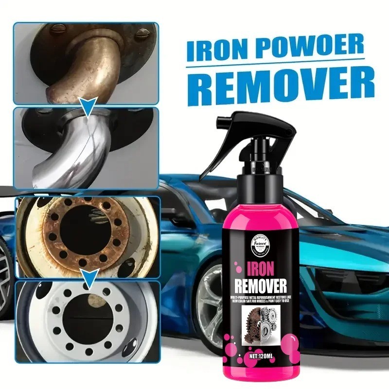 All-Purpose Rust Remover Spray 120ML Fast-Acting Iron Oxidation Eliminator US