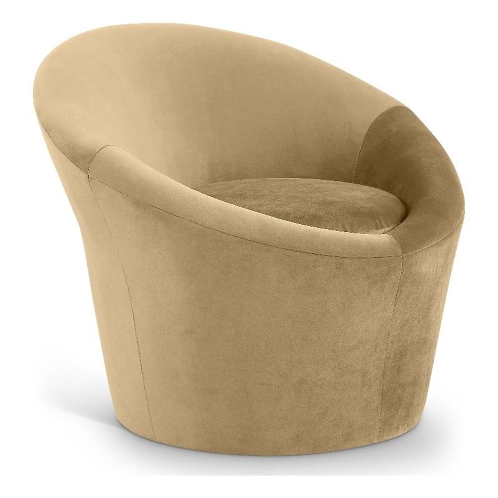 Meridian Furniture Tristan Camel Velvet Accent Chair