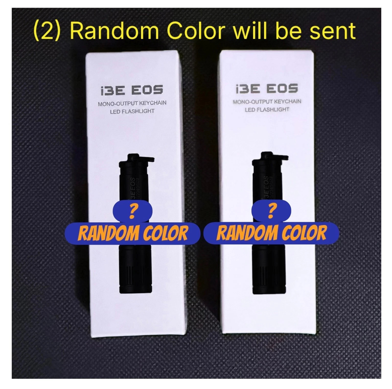 2x Olight i3E EOS 90 Lumens Keychain Flashlight (Random Color, New/Sealed)