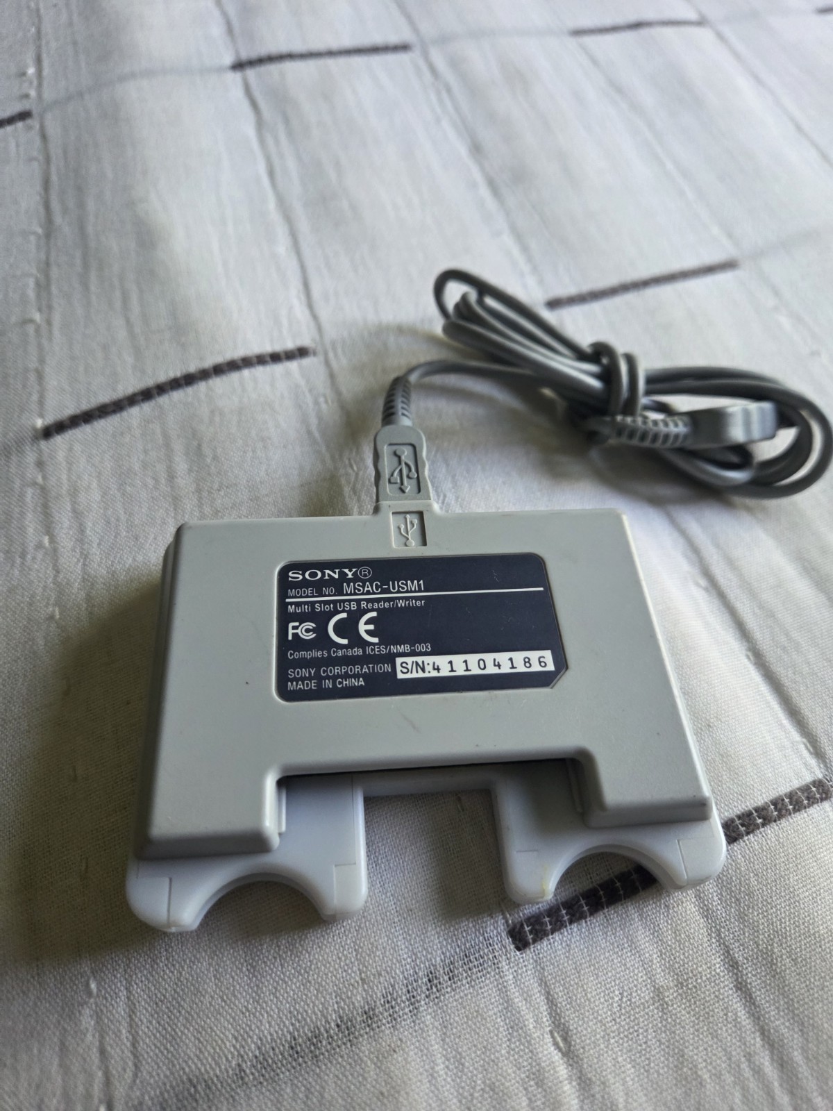 Sony Multi Slot USB Reader/Writer MSAC-USM1 Memory Stick Pro Duo Genuine