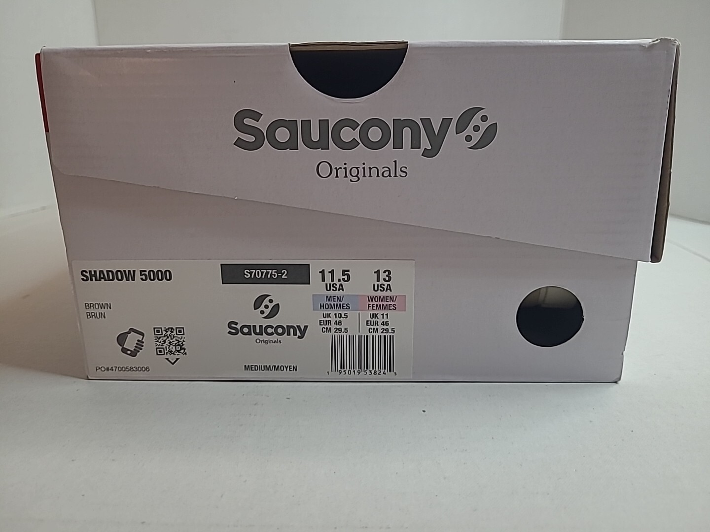 NEW Saucony Originals Shadow 5000 Espresso Coffee Pack Men's Shoes S70775-2