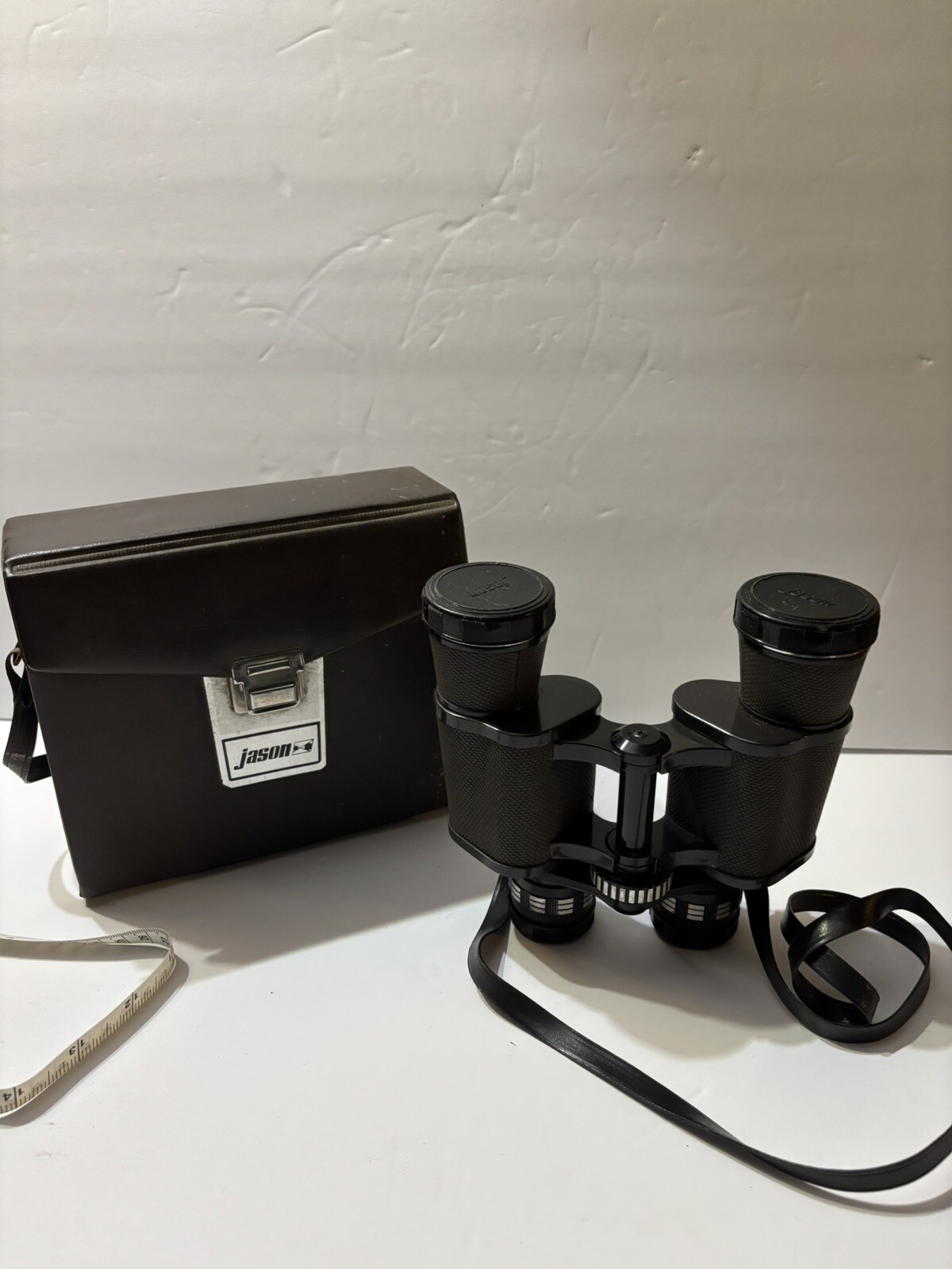 Vintage Jason Commander Model No 143 Binoculars with Carrying Case 7x35 Focus