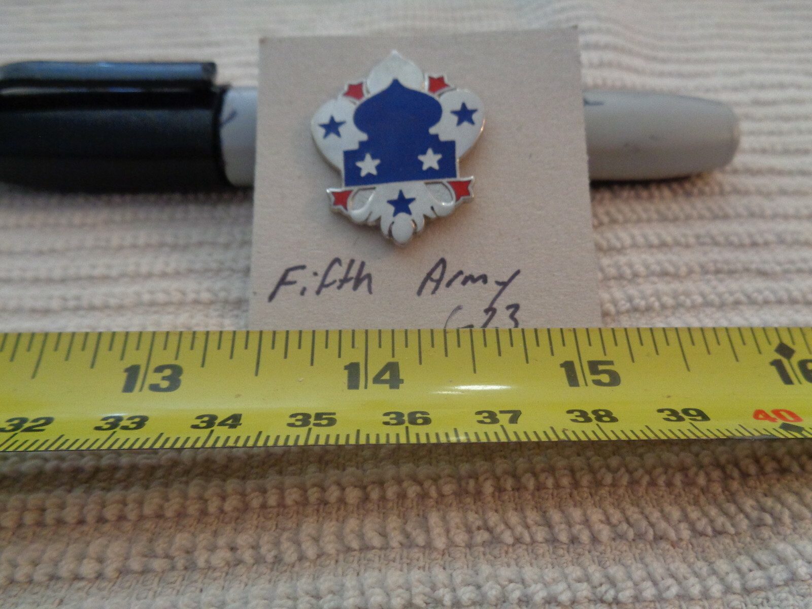Fifth Army G23 Unit Crest, DI, DUI (DRAW#9)