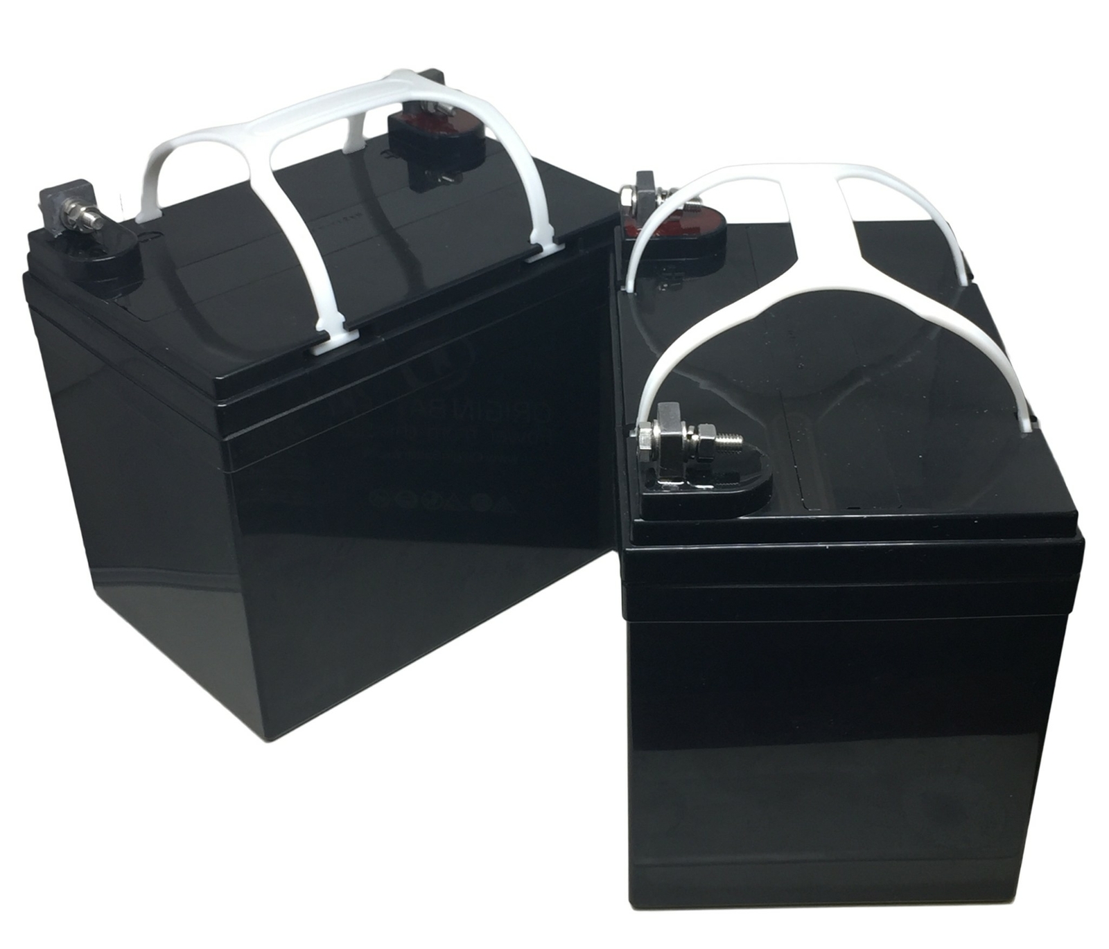 12V 35AH U1 AGM Battery Kit (2) for Tuffcare Challenger PP 5500 Wheelchair