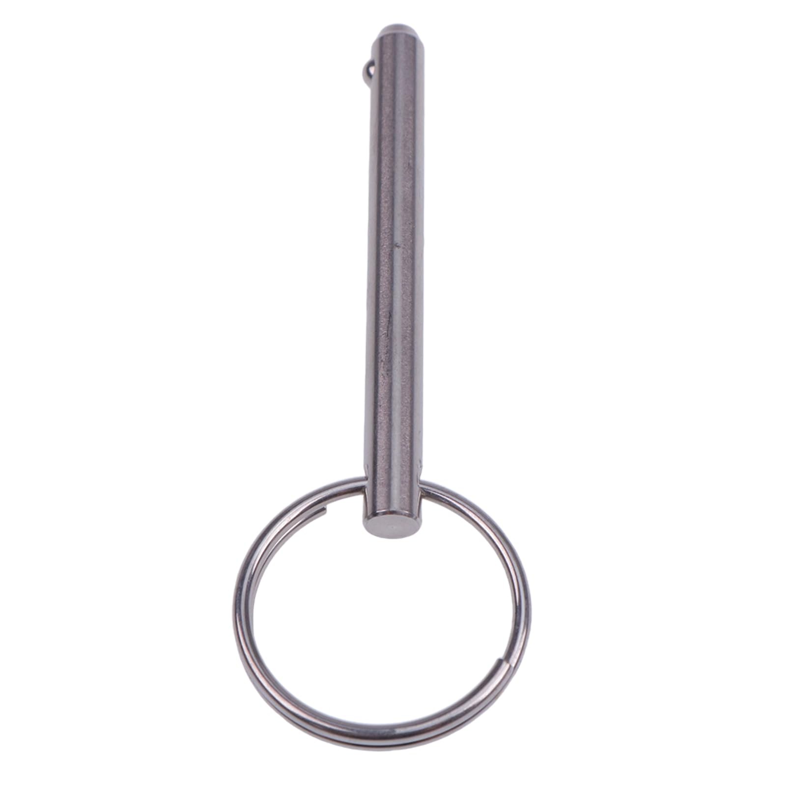 ZTUOAUMA 4X 1/4'' Diameter Simple Insert Quick Release Overall 2'', Silver