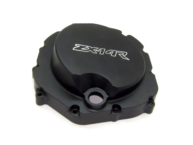 Clutch Cover Engine For Kawasaki 2006-2011 ZX-14R ZZR1400 ZX14R ZX1400 Black