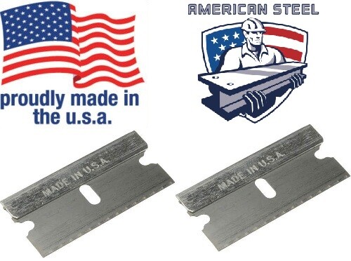 30 pc Razor Blades Single Edge Extra Sharp Super Strong. Made in USA!!