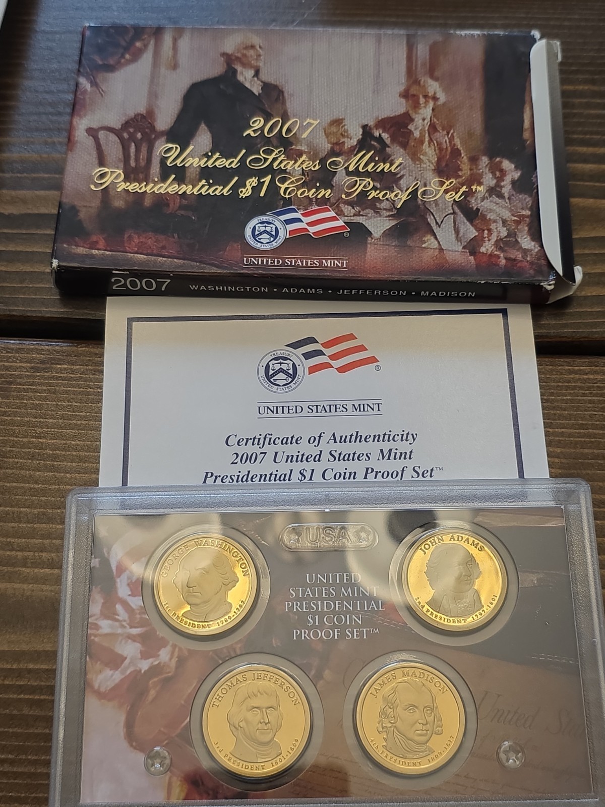 2007 Presidential Proof Coins And First Issue Commemorative Medals