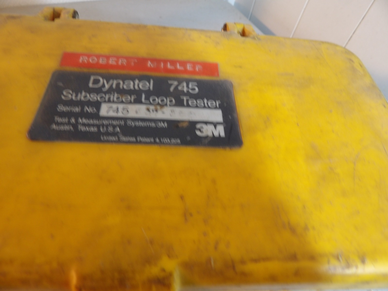 Vintage Dynate Subscriber Loop Tester Model 745 ( Untested )