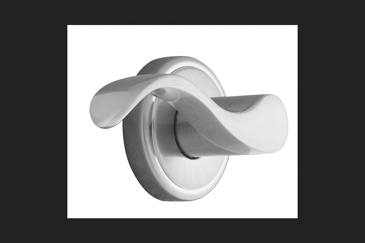 Left-Handed Satin Nickel Dummy Wave Lever Ace Door Lever 5414164