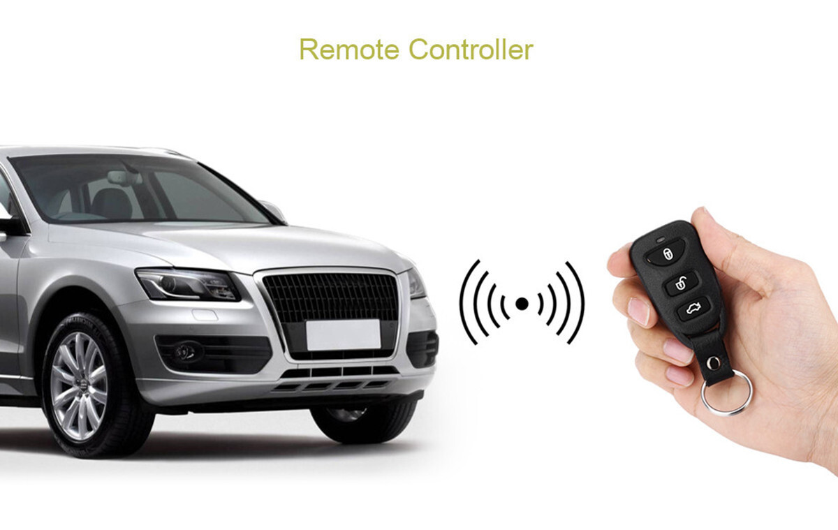 Car Remote Controllers Door Window Trunk Release Lock Keyless Entry System 12V