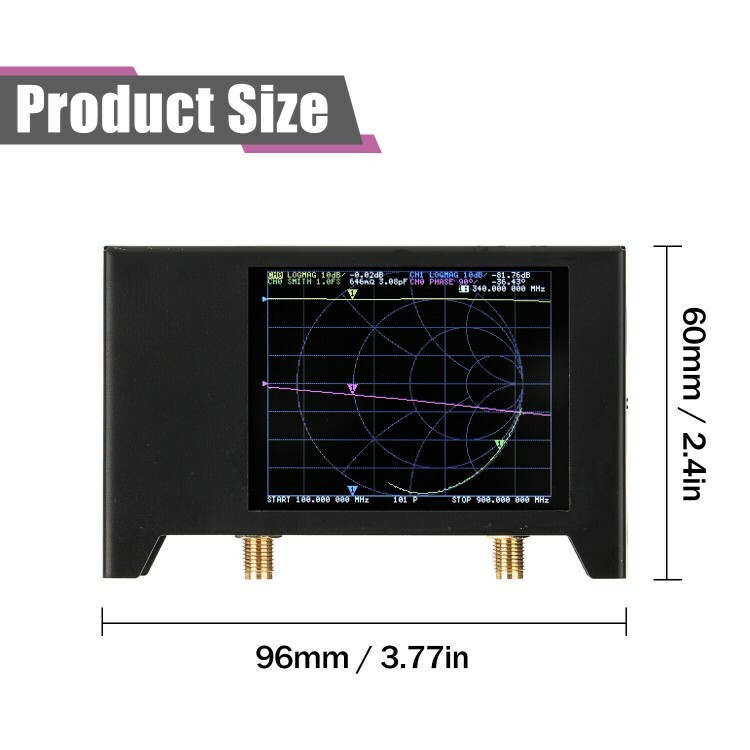 SAA2 50K-3GHz NanoVNA V2 Vector Network Analyzer Antenna Analyzer Shortwave