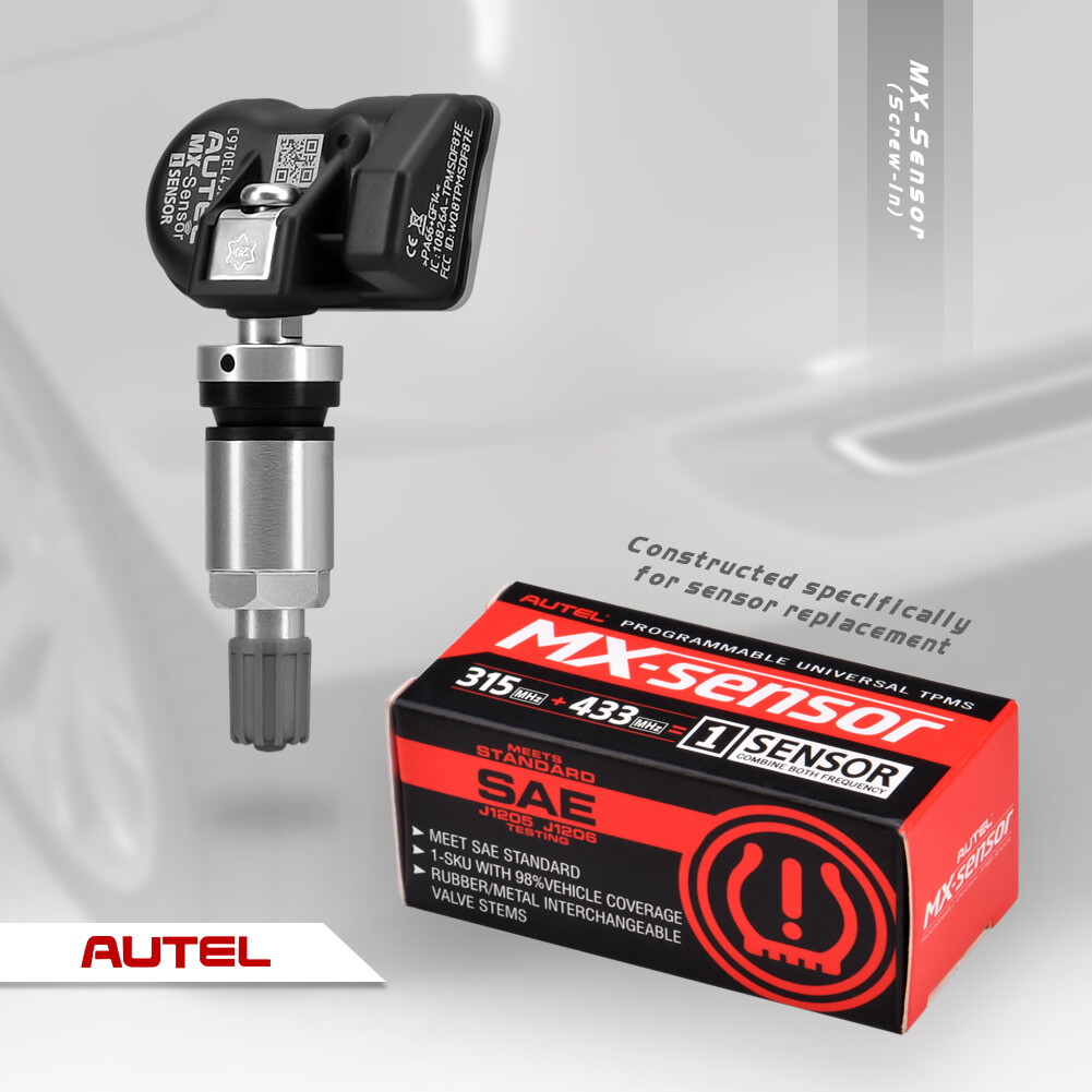 Autel 315MHz&433Mhz 2 In 1 Matel MX-Sensor OE-Level TPMS Tire Pressure Monitor
